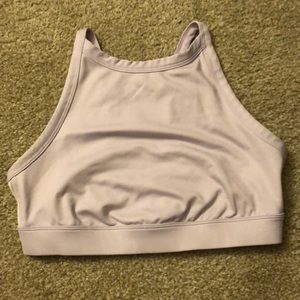 Purple Sparkly Sports Bra